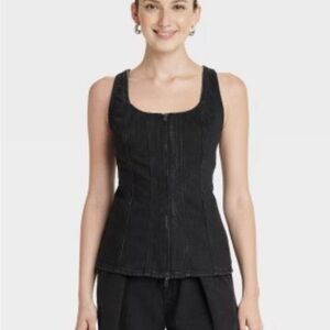 Universal Thread Black Denim Tank Top